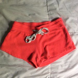 neon pink shorts
